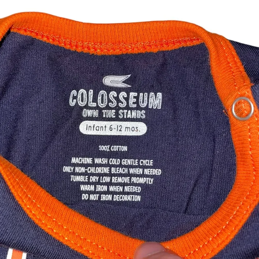 Virginia Cavaliers Baby Infant 6-12M Hoos 1 Piece Orange Bodysuit Shower Gift